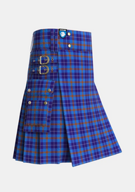 Utility_Bryson_1988_Tartan_3746_kilt_side_image_with_pleated_design_and_adjustable_buckles_for_men