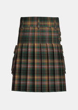 Utility_Buchanan_Hunting_Modern_Tartan_kilt_back_image_with_pleated_design_and_adjustable_buckles_for_men
