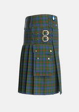 Utility_Buchanan_Hunting_Official_Tartan_604_kilt_right_image_with_pleated_design_and_adjustable_buckles_for_men
