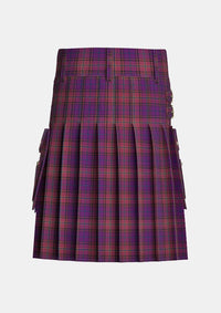 Utility_Bute_Heather_Autumn_Tartan_6157_kilt_back_image_with_pleated_design_and_adjustable_buckles_for_men