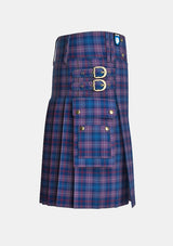 Utility_Caledonian_Club_Tartan_10687_kilt_right_image_with_pleated_design_and_adjustable_buckles_for_men