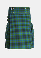 Utility_Campbell_of_Argyll_no_guards_Tartan_7157_kilt_front_image_with_pleated_design_and_adjustable_buckles_for_men