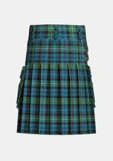 Utility_Campbell_of_Argyll_tartan_kilt_back_image_with_pleated_design_and_adjustable_buckles_for_men