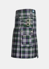 Utility_Campbell_of_Cawdor_Dress_tartan_1975_kilt_right_image_with_pleated_design_and_adjustable_buckles_for_men
