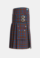 Utility_Carnegie_3_Tartan_1153_kilt_right_image_with_pleated_design_and_adjustable_buckles_for_men