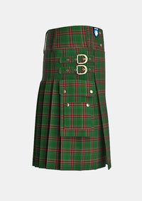 Utility_Carroll_O_Reed_Tartan_4471_kilt_right_image_with_pleated_design_and_adjustable_buckles_for_men