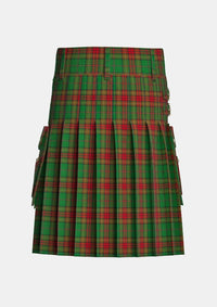Utility_Cavan_County_Tartan_2274_kilt_back_image_with_pleated_design_and_adjustable_buckles_for_men