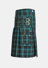 Utility_Charnley_William_Francis_Tartan_11906_kilt_right_image_with_pleated_design_and_adjustable_buckles_for_men