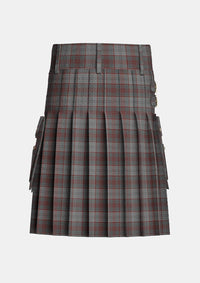 Utility_Clyde_Tartan_1296_kilt_back_image_with_pleated_design_and_adjustable_buckles_for_men
