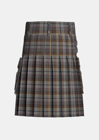 Utility_Collier_Francis_Tartan_13875_kilt_back_image_with_pleated_design_and_adjustable_buckles_for_men