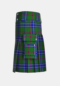 Utility_Colvin_Tartan_4196_kilt_left_image_with_pleated_design_and_adjustable_buckles_for_men