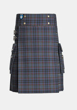 Utility_Conway_Tartan_11971_kilt_front_image_with_pleated_design_and_adjustable_buckles_for_men