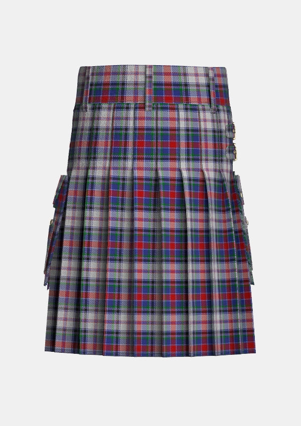 Utility_Cooper_tartan_75_kilt_back_image_with_pleated_design_and_adjustable_buckles_for_men