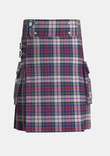 Utility_Cooper_tartan_75_kilt_front_image_with_pleated_design_and_adjustable_buckles_for_men