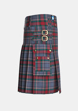 Utility_County_Louth_Irish_Tartan_kilt_right_image_with_pleated_design_and_adjustable_buckles_for_men