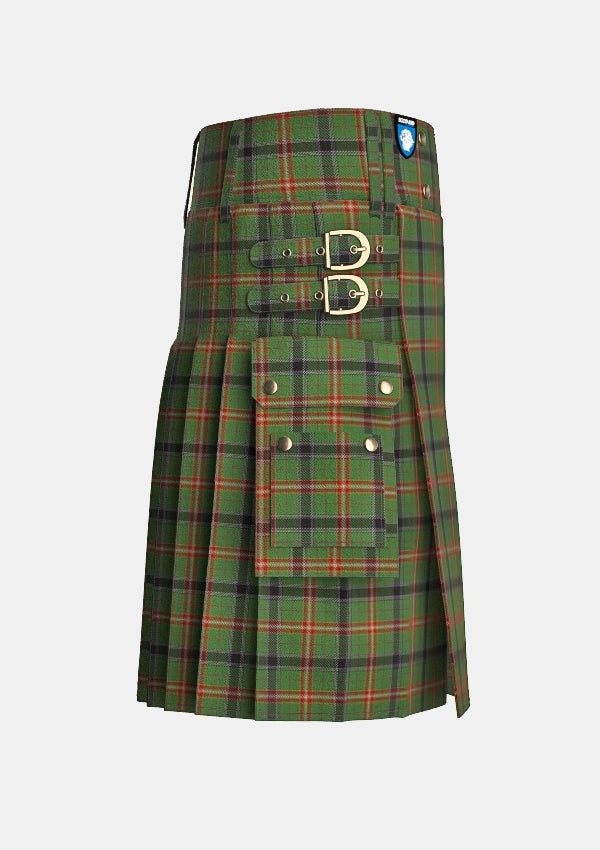 Utility_Courtet_Meyer_Tartan_10366_kilt_right_image_with_pleated_design_and_adjustable_buckles_for_men