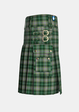 Utility_Coyle_Mark_Tartan_12244_kilt_right_image_with_pleated_design_and_adjustable_buckles_for_men