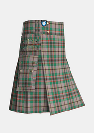 Utility_Craig_tartan_kilt_side_image_with_pleated_design_and_adjustable_buckles_for_men