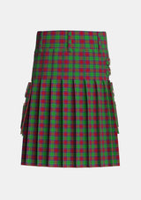Utility_Cranston_Dress_Tartan_753_kilt_back_image_with_pleated_design_and_adjustable_buckles_for_men