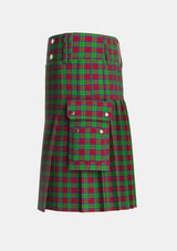 Utility_Cranston_Dress_Tartan_753_kilt_left_image_with_pleated_design_and_adjustable_buckles_for_men