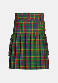 Utility_Creek_Indian_Nation_Tartan_4610_kilt_back_image_with_pleated_design_and_adjustable_buckles_for_men