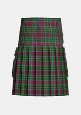 Utility_Crosby_Tartan_4223_kilt_back_image_with_pleated_design_and_adjustable_buckles_for_men