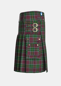 Utility_Crosby_Tartan_4223_kilt_right_image_with_pleated_design_and_adjustable_buckles_for_men