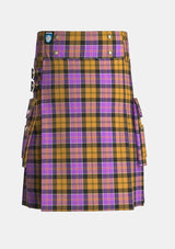 Utility_Culloden_Tartan_1328_kilt_front_image_with_pleated_design_and_adjustable_buckles_for_men