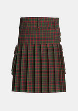 Utility_Cumming_1850_2_Tartan_2012_kilt_back_image_with_pleated_design_and_adjustable_buckles_for_men