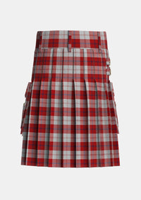 Utility_Cunningham_Dress_Tartan_563_kilt_back_image_with_pleated_design_and_adjustable_buckles_for_men