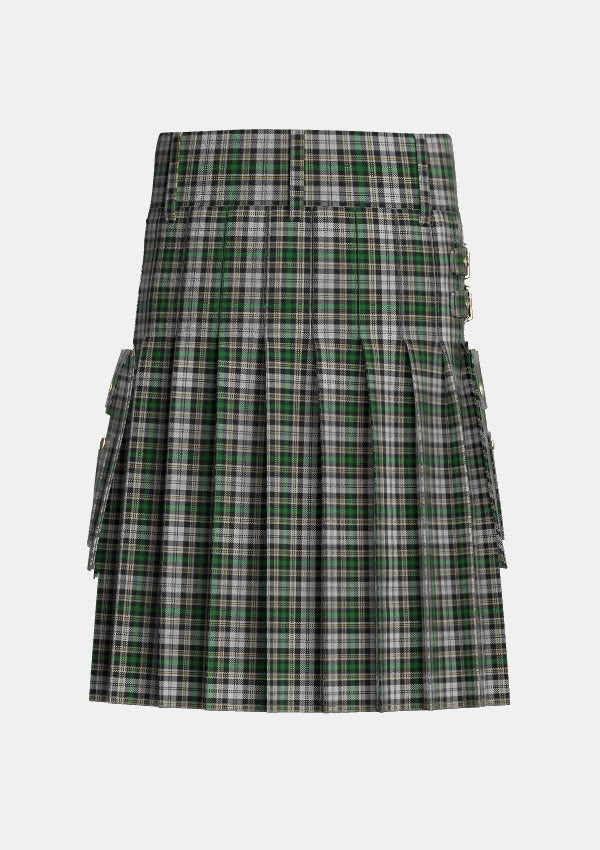 Utility_Dalgliesh_Dress_Tartan_4651_kilt_back_image_with_pleated_design_and_adjustable_buckles_for_men