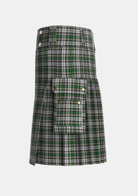 Utility_Dalgliesh_Dress_Tartan_4651_kilt_left_image_with_pleated_design_and_adjustable_buckles_for_men