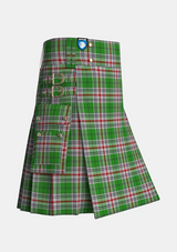 Utility_Daugherty_Tartan_11819_kilt_side_image_with_pleated_design_and_adjustable_buckles_for_men