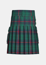 Utility_Davidson_Modern_Tartan_kilt_back_image_with_pleated_design_and_adjustable_buckles_for_men