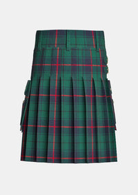 Utility_Davidson_Modern_Tartan_kilt_back_image_with_pleated_design_and_adjustable_buckles_for_men