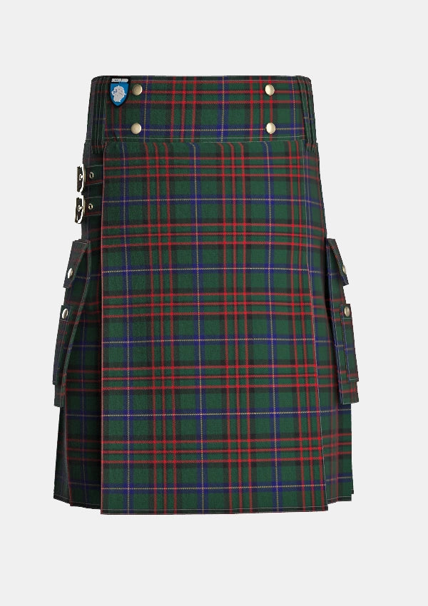 Utility_Day_Paul_Maitland_Tartan_12891_kilt_front_image_with_pleated_design_and_adjustable_buckles_for_men