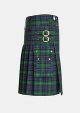 Utility_Deloughery_Paul_Tartan_10658_kilt_right_image_with_pleated_design_and_adjustable_buckles_for_men