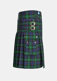 Utility_Deloughery_Paul_Tartan_10658_kilt_right_image_with_pleated_design_and_adjustable_buckles_for_men
