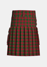 Utility_Denny_Hunting_Tartan_518_kilt_back_image_with_pleated_design_and_adjustable_buckles_for_men