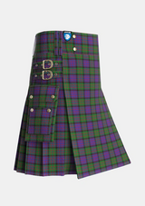 Utility_Denovan_The_Lairdship_of_Personal_Tartan_36_kilt_side_image_with_pleated_design_and_adjustable_buckles_for_men