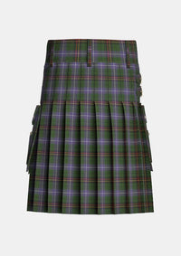 Utility_Dow_Aerlift_Tartan_10704_kilt_back_image_with_pleated_design_and_adjustable_buckles_for_men