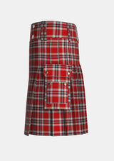 Utility_Drummond_of_Perth_Dress_Tartan_1717_kilt_left_image_with_pleated_design_and_adjustable_buckles_for_men