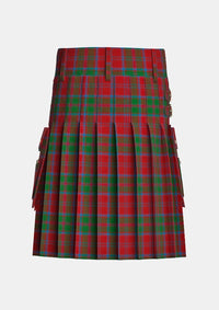 Utility_Drummond_tartan_457_kilt_back_image_with_pleated_design_and_adjustable_buckles_for_men