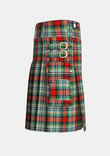 Utility_Dundee_tartan_844_kilt_right_image_with_pleated_design_and_adjustable_buckles_for_men