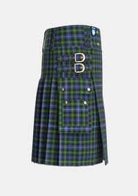 Utility_Dyce_2_Tartan_297_kilt_right_image_with_pleated_design_and_adjustable_buckles_for_men