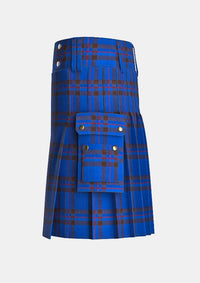 Utility_Elliot_tartan_596_kilt_left_image_with_pleated_design_and_adjustable_buckles_for_men