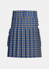 Utility_Elliott_Lynn_Family_Tartan_12960_kilt_back_image_with_pleated_design_and_adjustable_buckles_for_men