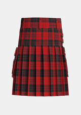 Utility_Erskine_Paton_Tartan_1187_kilt_back_image_with_pleated_design_and_adjustable_buckles_for_men