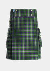 Utility_Farquharson_Dress_Tartan_4839_kilt_front_image_with_pleated_design_and_adjustable_buckles_for_men