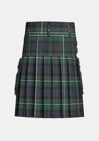 Utility_Farquharson_Modern_Tartan_kilt_back_image_with_pleated_design_and_adjustable_buckles_for_men